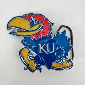 University of Kansas City Jayhawks Belt Buckle Enamel KU NCAA